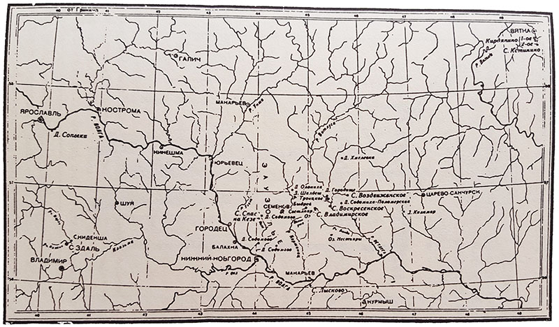 The region around Great and Little Kitezh